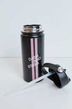 Botella acero inoxidable negra