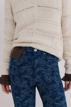 Brenda. Vaqueros jacquard