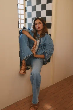 Briar. Jeans bordados