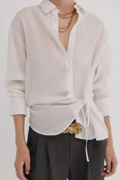 Cala. Camisa fruncido
