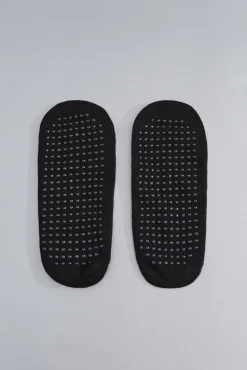 Calcetines algodón zapatilla ballet negra