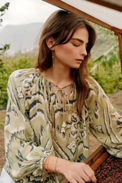 Camerón. Blusa estampada