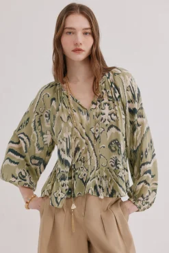 Camerón. Blusa estampada