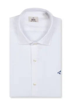Camisa algodón lino manga larga