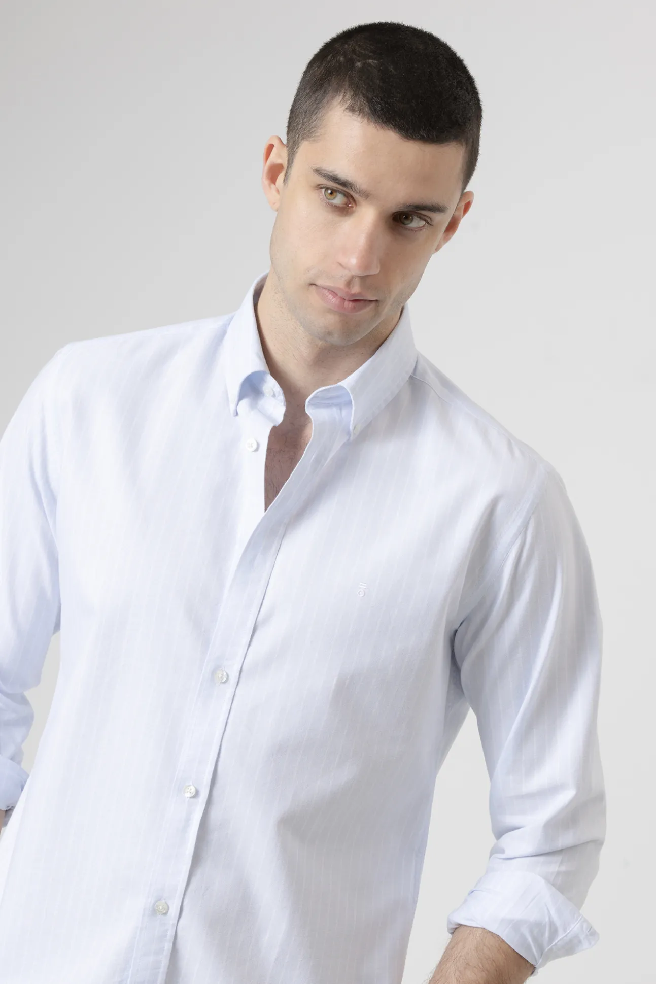 Camisa algodón rayas