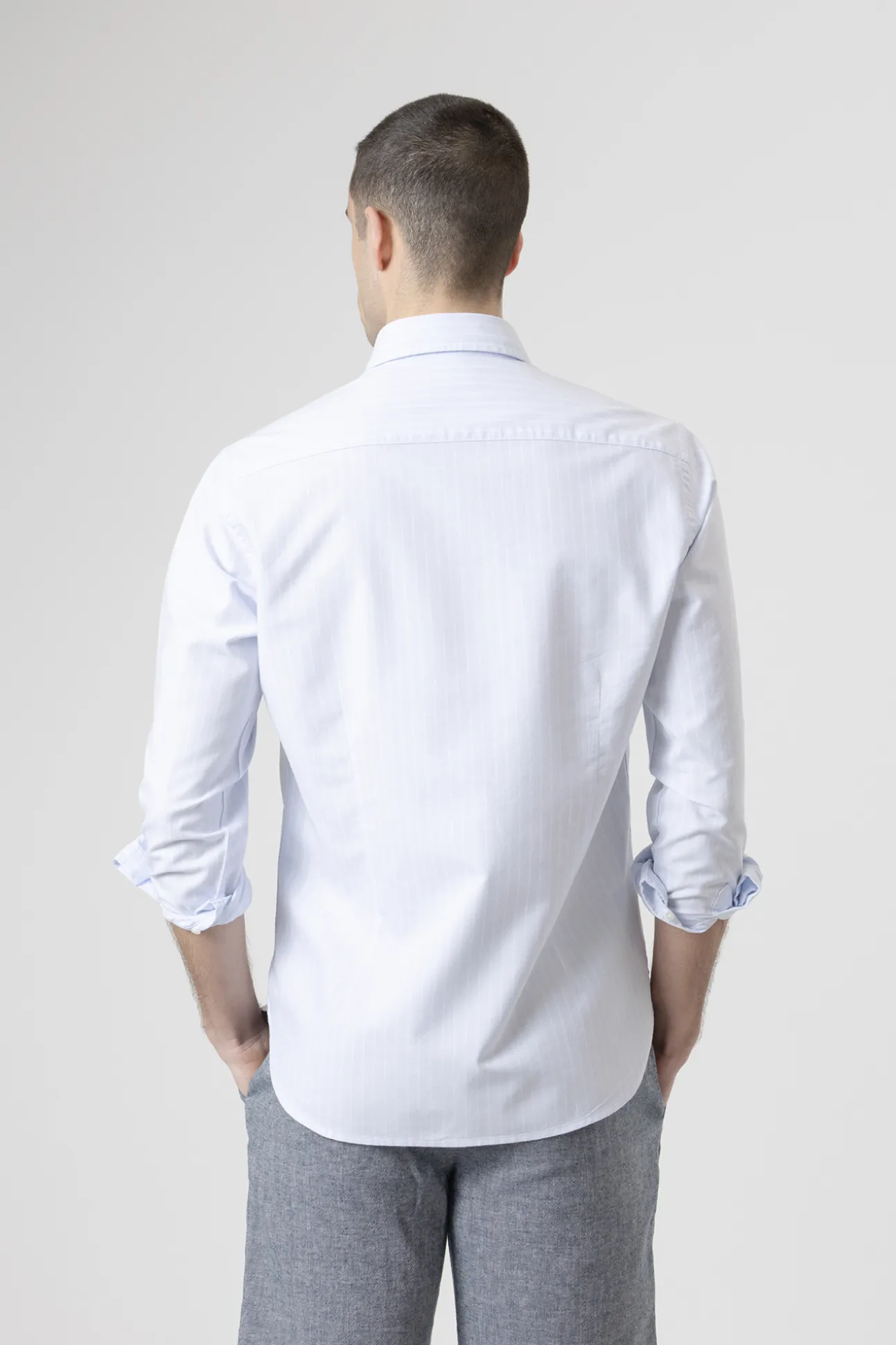 Camisa algodón rayas