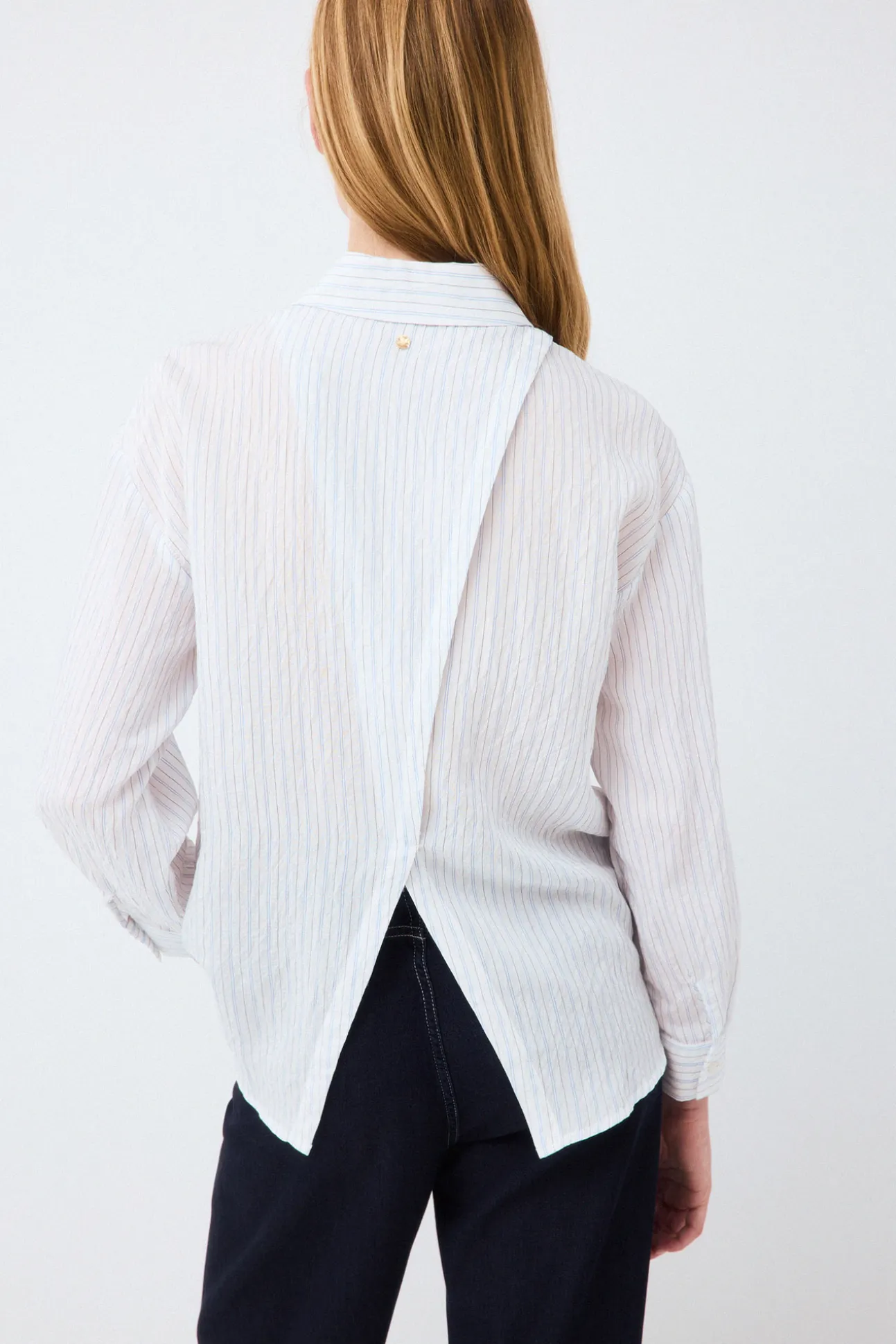 Camisa amplia rayas