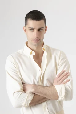 Camisa casual oxford algodón