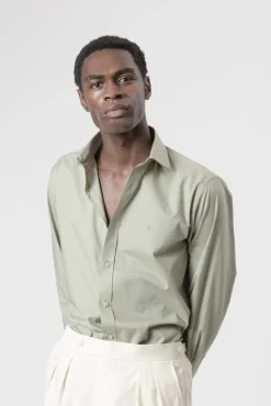 Camisa casual popelin algodón