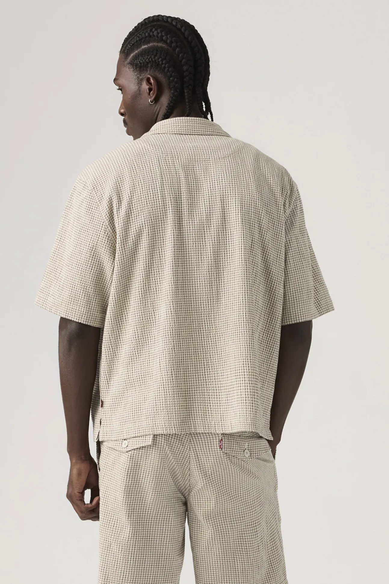 Camisa crop de manga corta