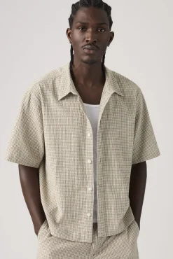 Camisa crop de manga corta