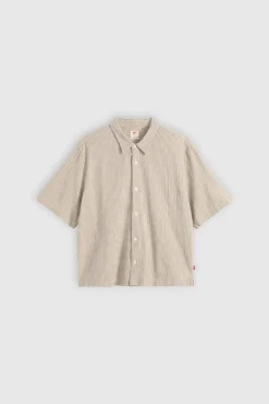 Camisa crop de manga corta