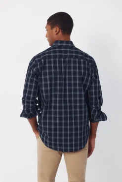 Camisa cuadros denim