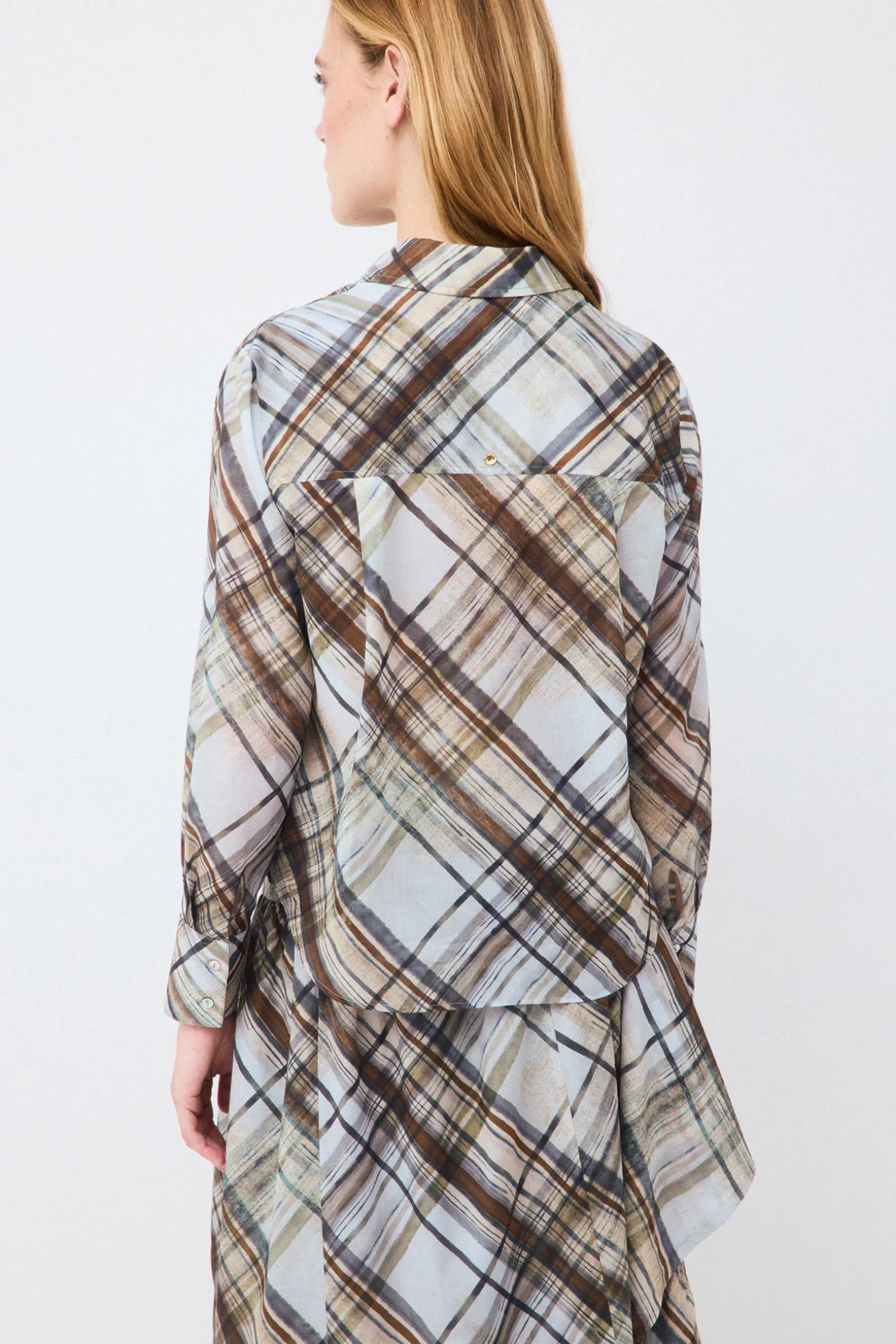 Camisa cuadros estampados