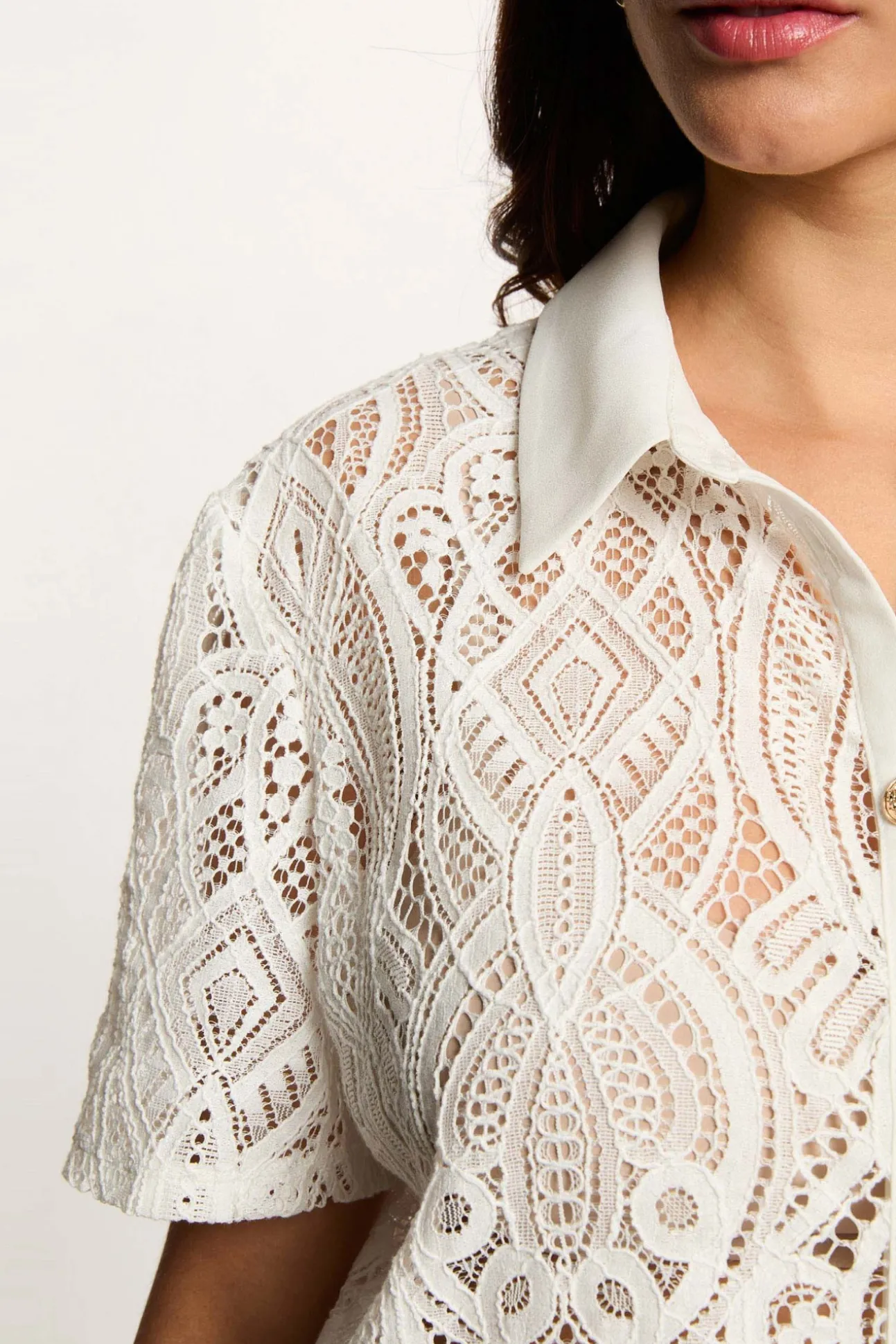Camisa de encaje
