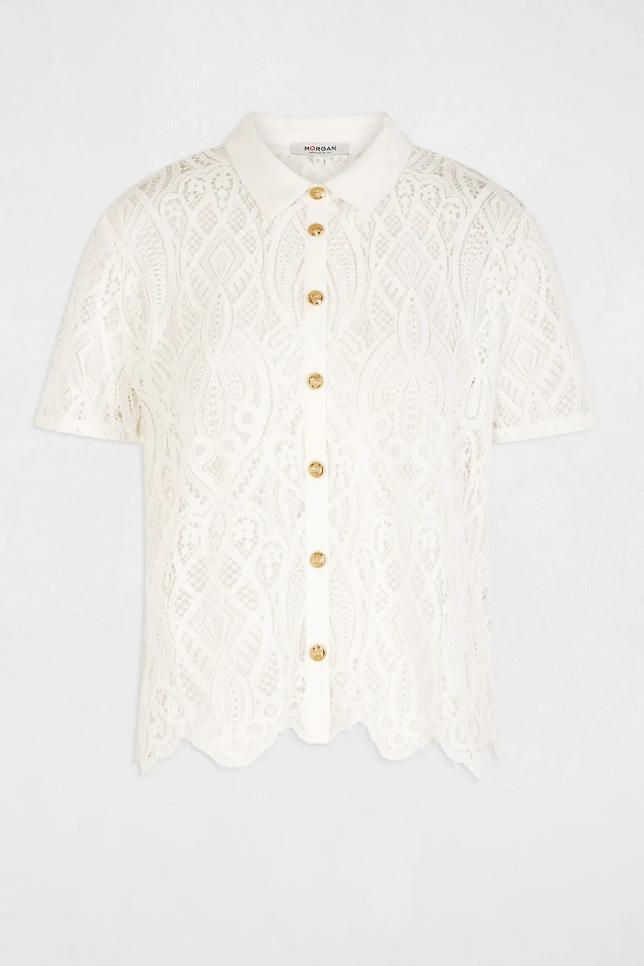 Camisa de encaje