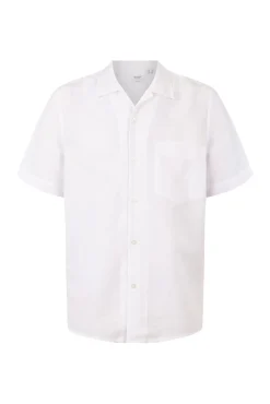Camisa de lino algodón manga corta