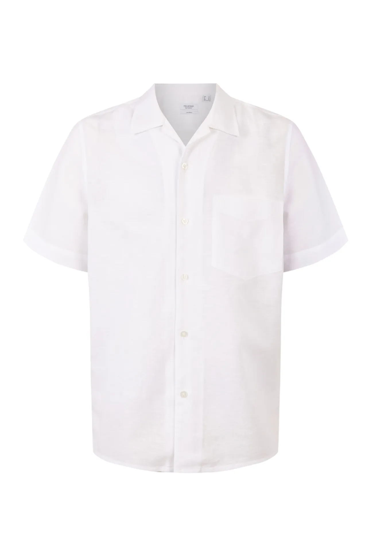 Camisa de lino algodón manga corta
