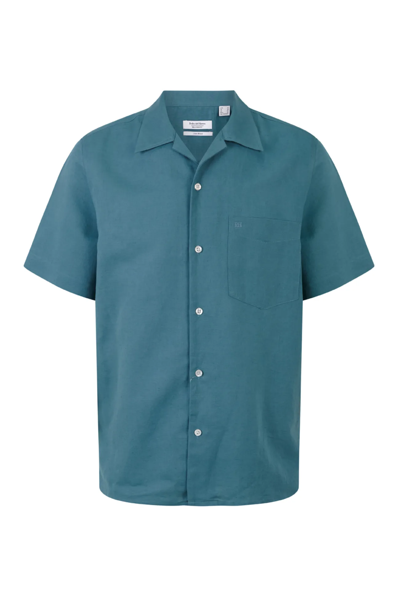 Camisa de lino algodón manga corta
