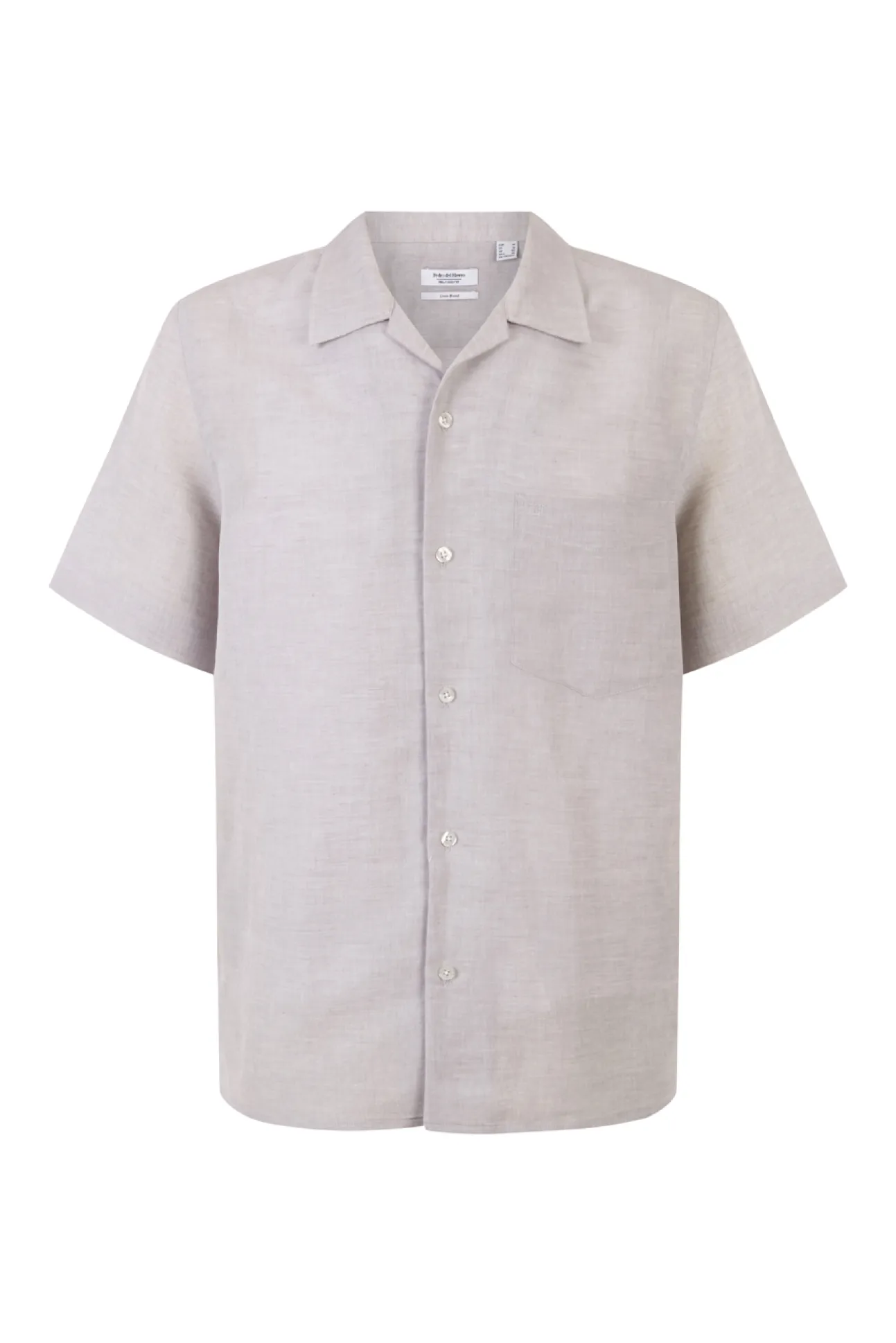 Camisa de lino algodón manga corta