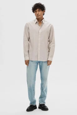 Camisa de lino Slim Fit