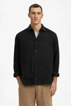 Camisa de manga larga lino