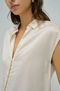 Camisa en lightdenim