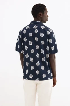Camisa estampada manga corta