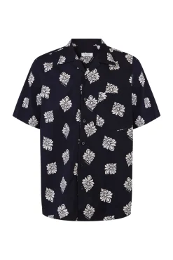 Camisa estampada manga corta