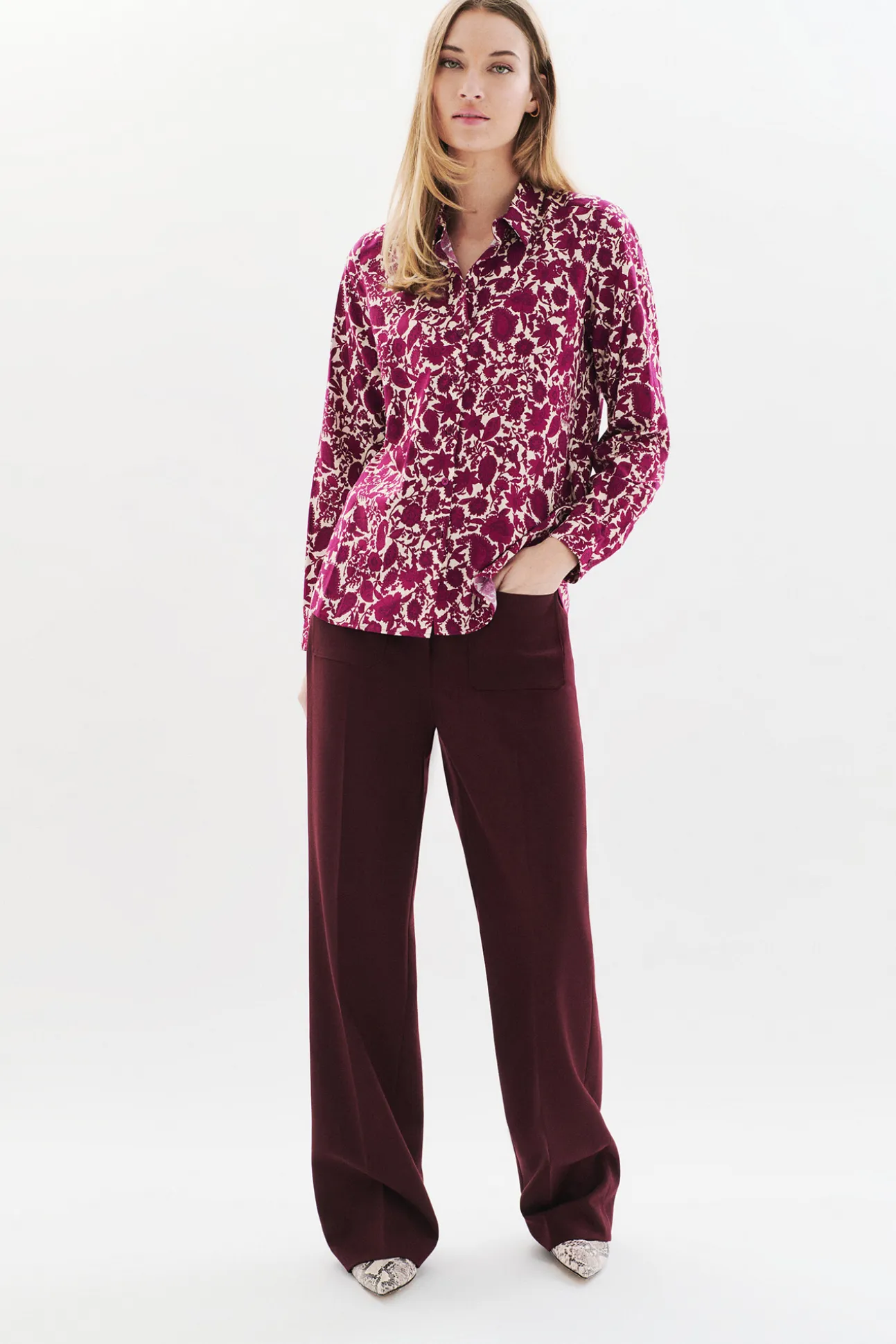 Camisa estampado floral