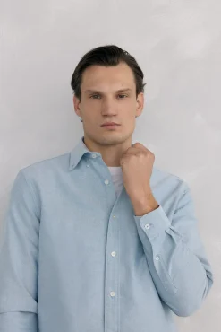 Camisa iconic oxford liso