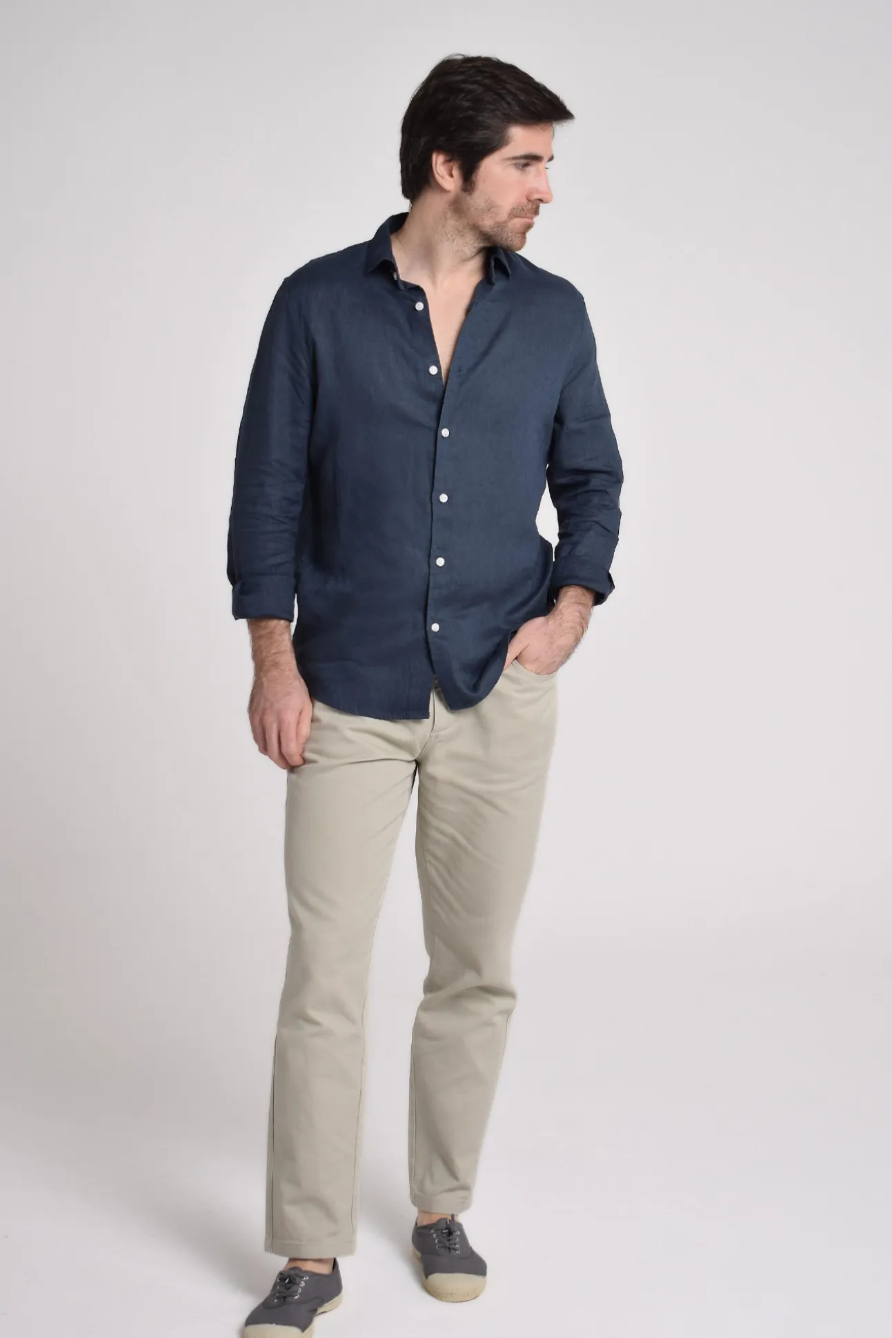 Camisa 100% Lino