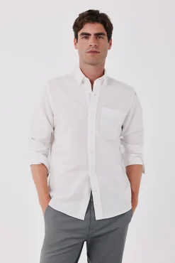 Camisa lino lisa