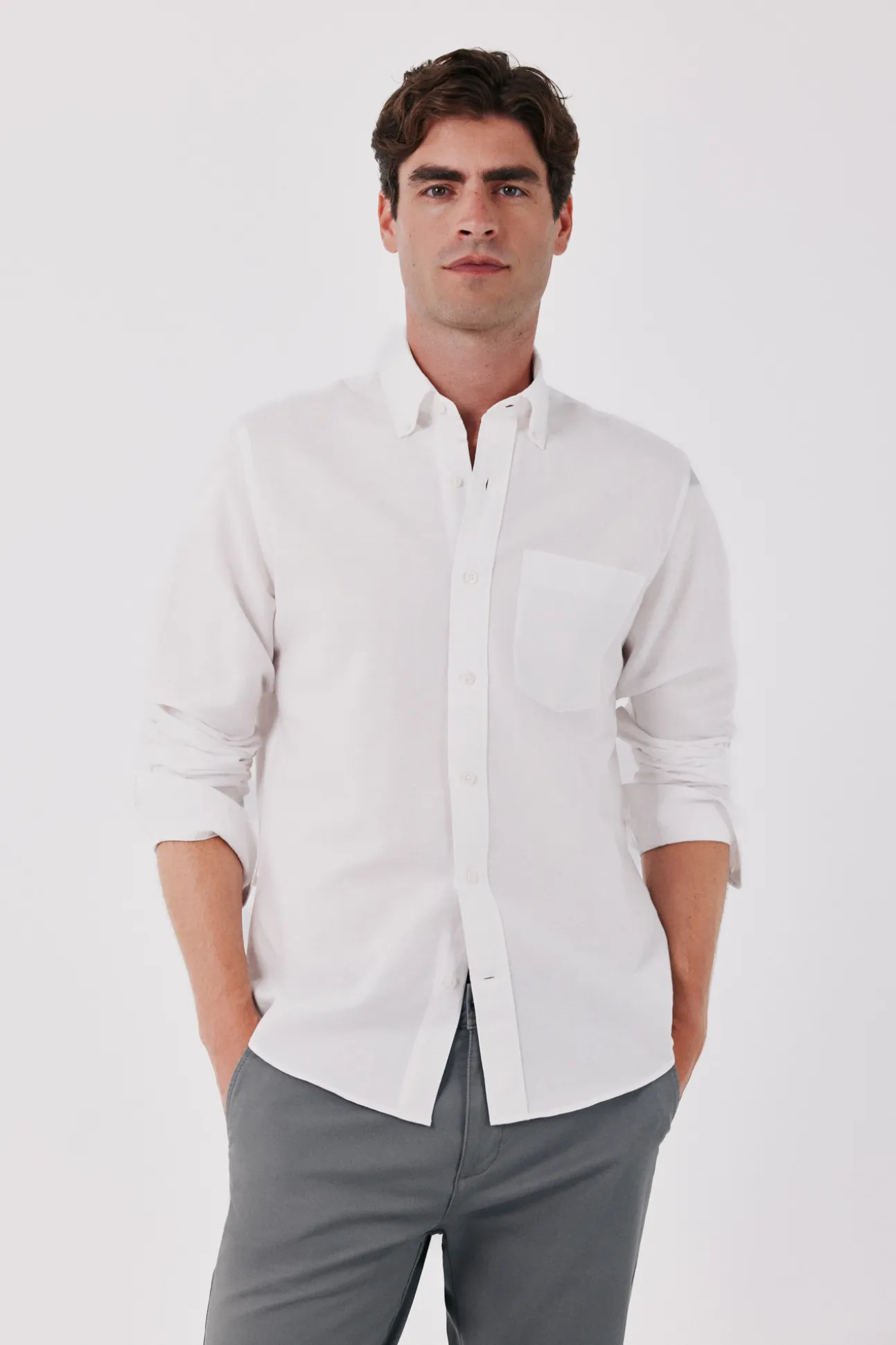 Camisa lino lisa