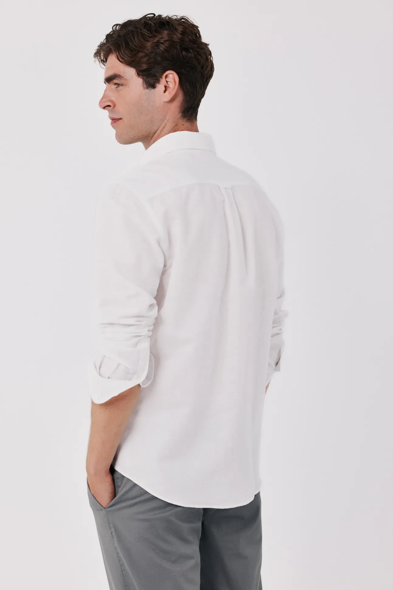 Camisa lino lisa