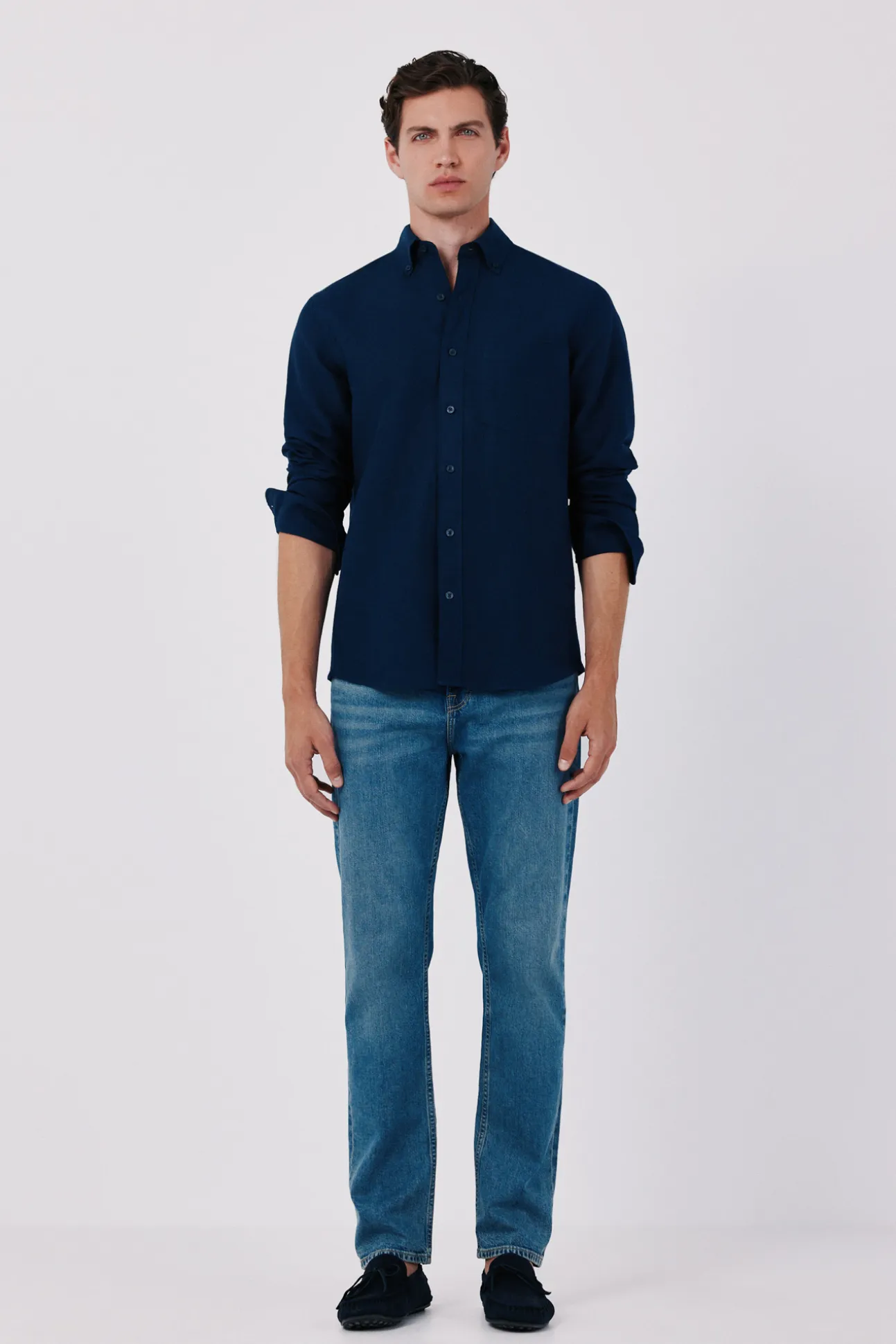 Camisa lino lisa