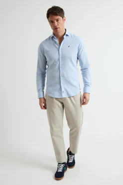 Camisa Lino Mil Rayas