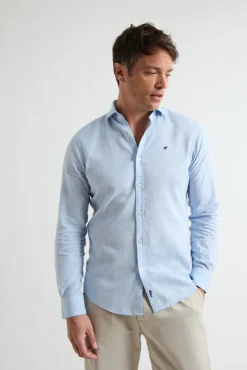 Camisa Lino Mil Rayas
