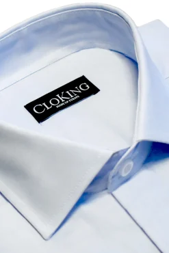 Camisa Lisa Cuello Inglés