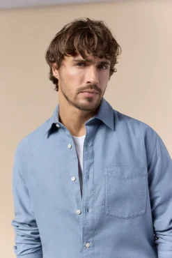 Camisa lisa fluida