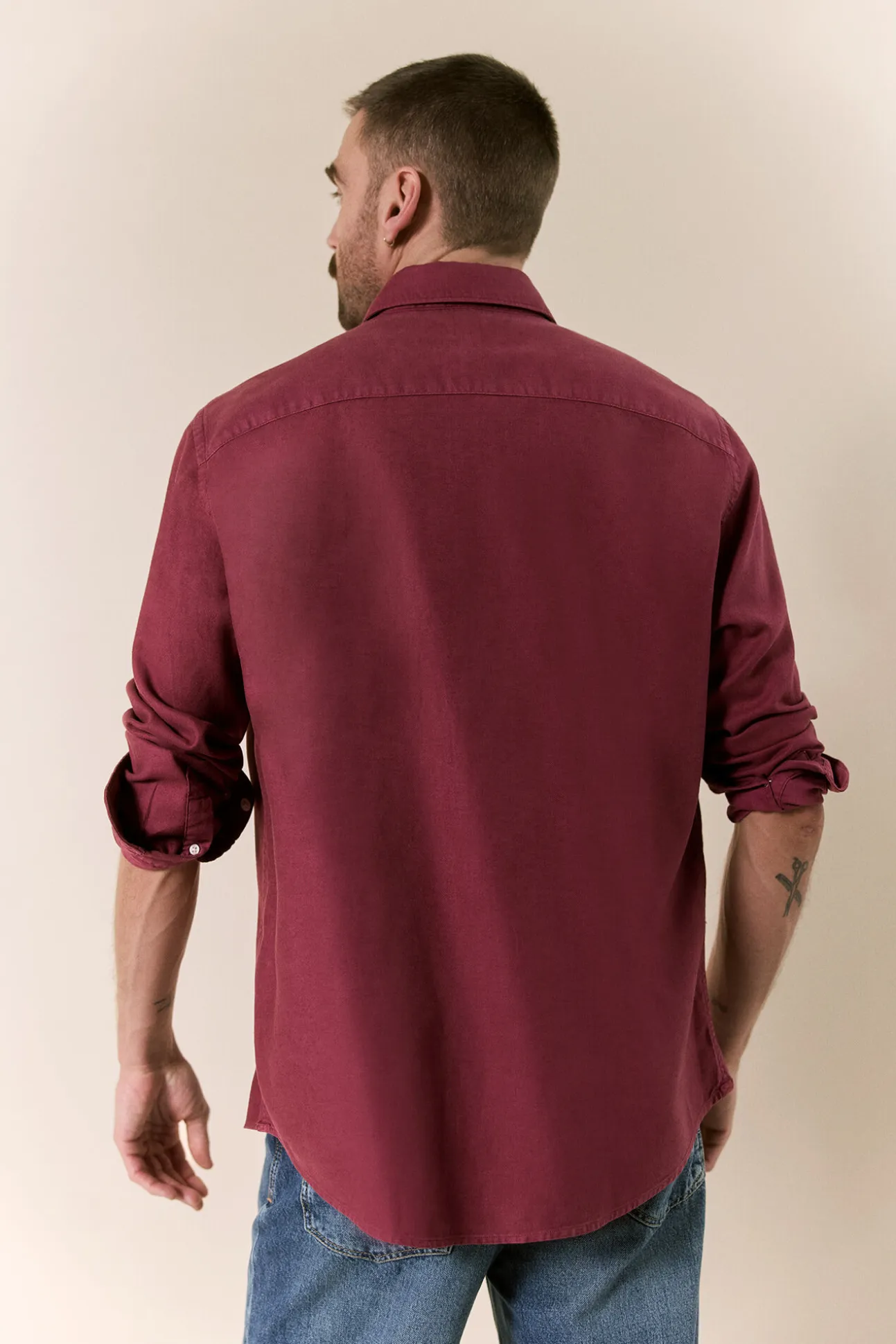 Camisa lisa fluida