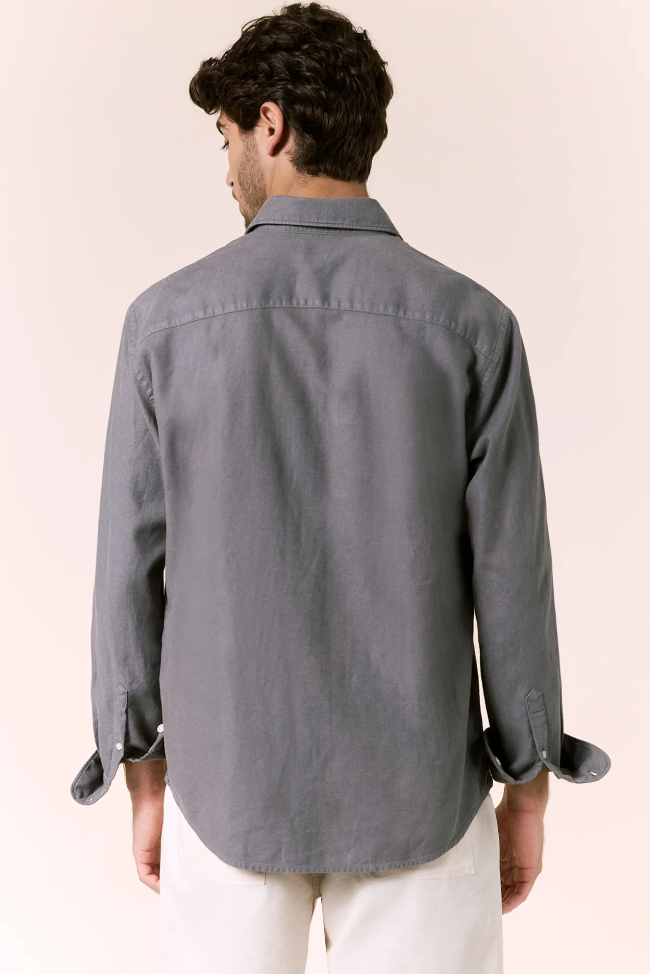 Camisa lisa fluida