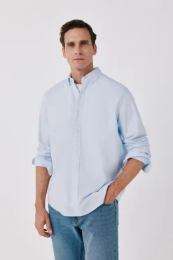 Camisa lisa oxford ligero
