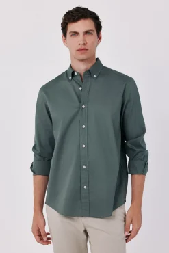 Camisa lisa oxford ligero