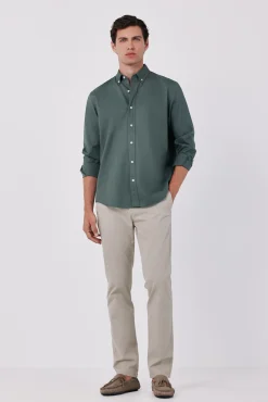 Camisa lisa oxford ligero