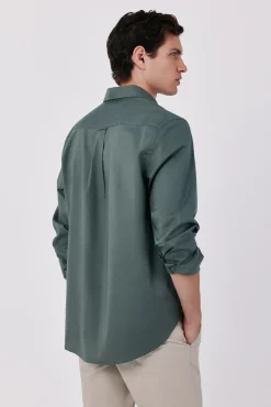 Camisa lisa oxford ligero