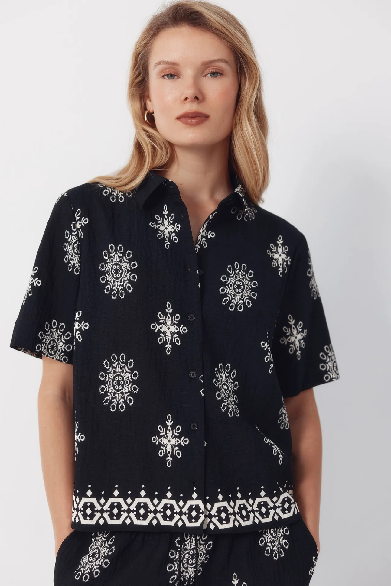 Camisa manga corta estampada