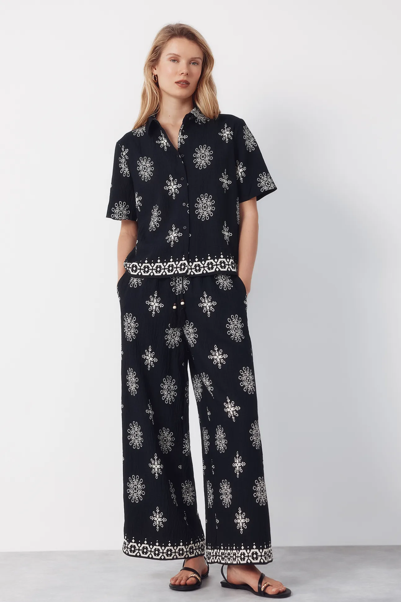 Camisa manga corta estampada