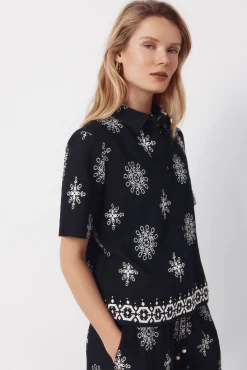 Camisa manga corta estampada