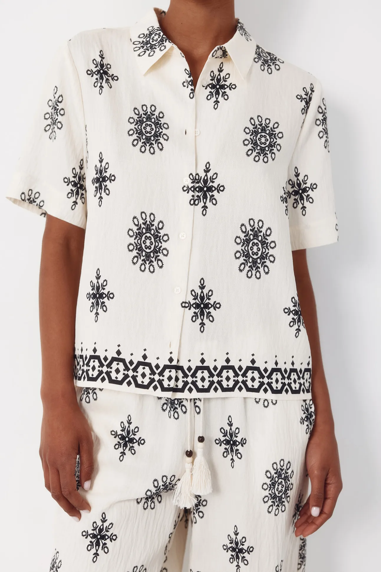 Camisa manga corta estampada